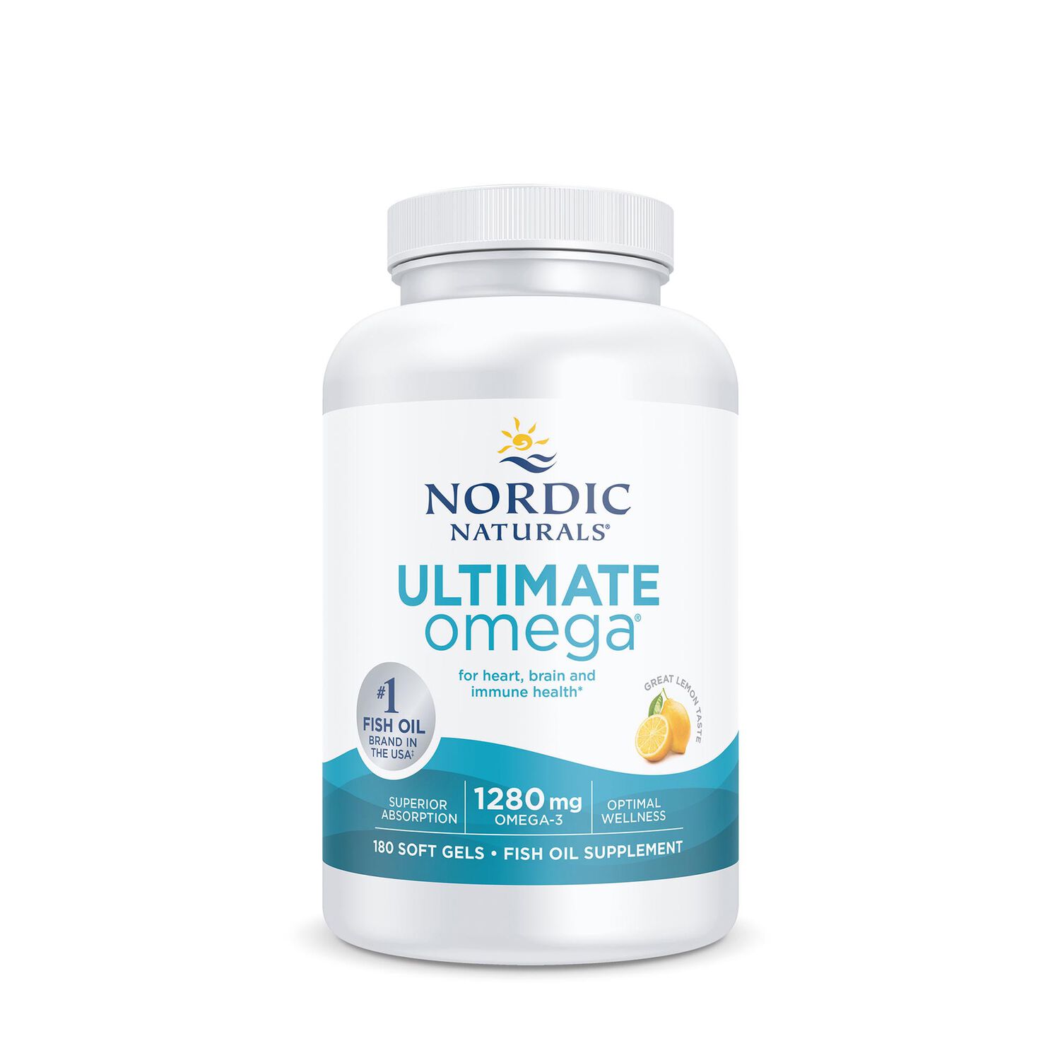 Nordic Naturals Ultimate Omega - Lemon - 8 fl. oz.