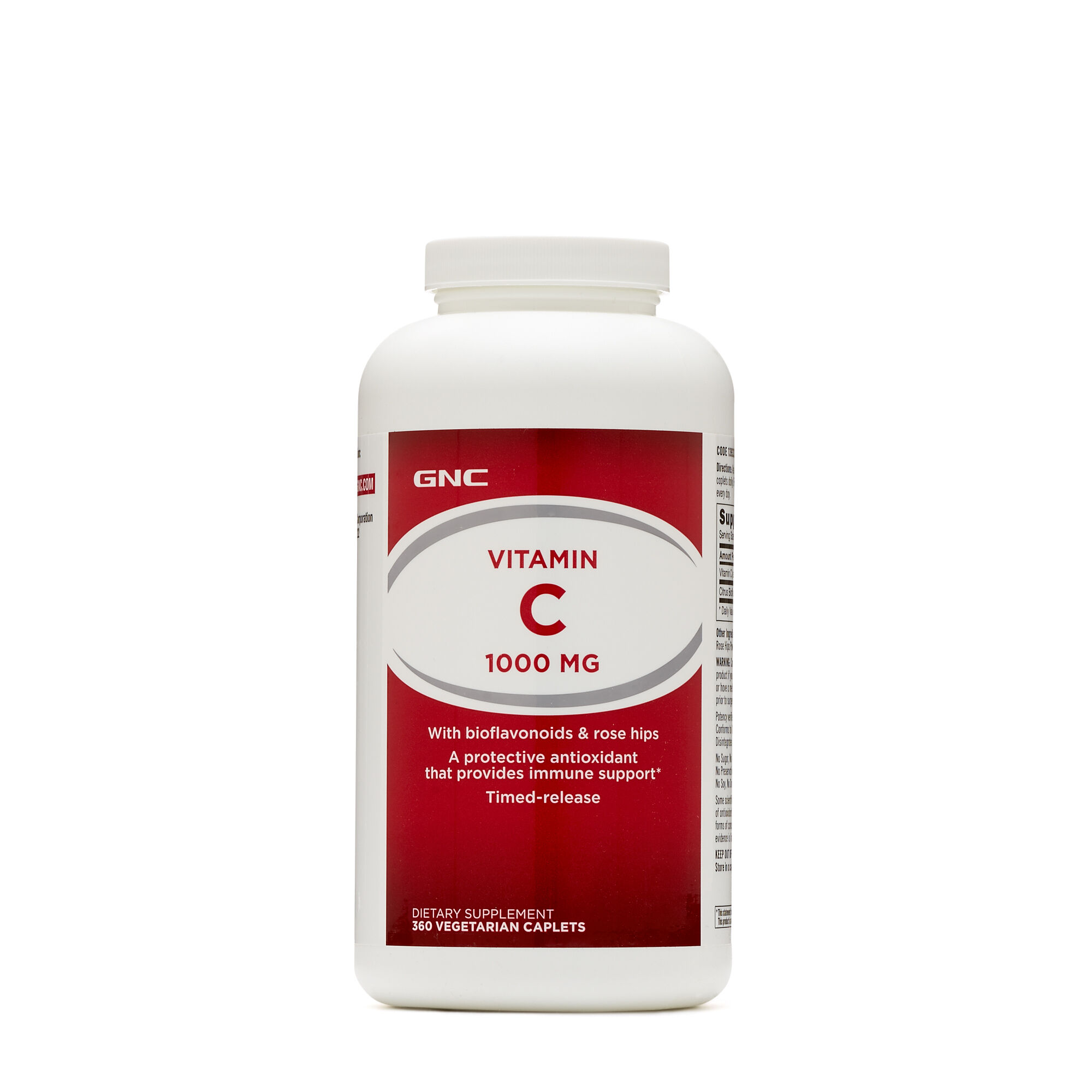 Gnc Vitamin C 1000 Mg Bioflavonoids Rose Hips Gnc