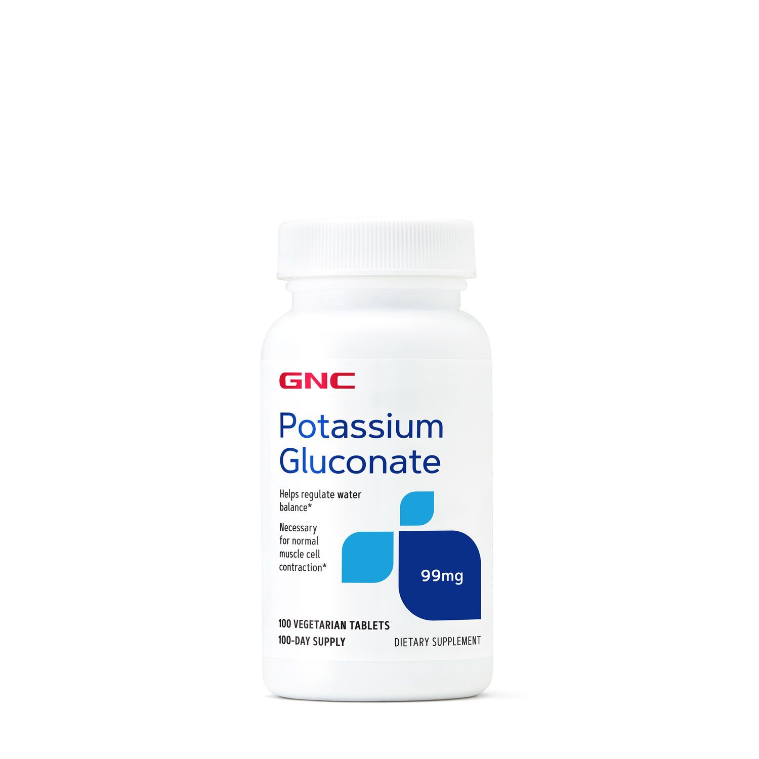 GNC Potassium Gluconate 99 mg - 100 count | GNC