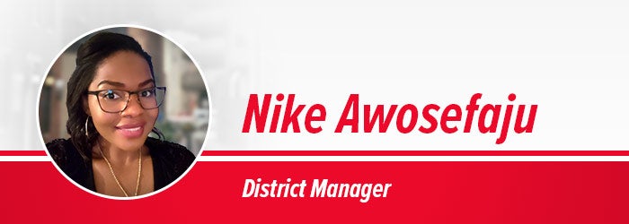  Nike Awosefaju, District Manager